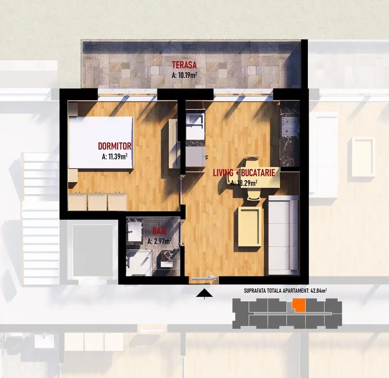 Dobroesti, apartamente tip studio, 2 si 3 camere, finisaje moderne.