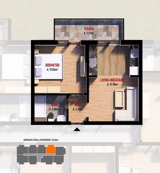 Dobroesti, apartamente tip studio, 2 si 3 camere, finisaje moderne.